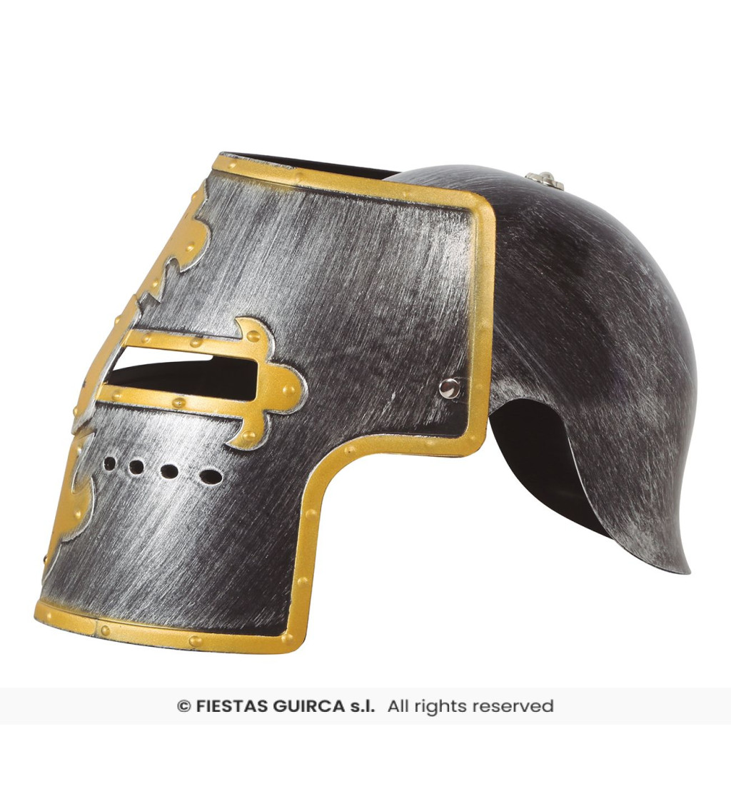 Középkori lovagi sisak