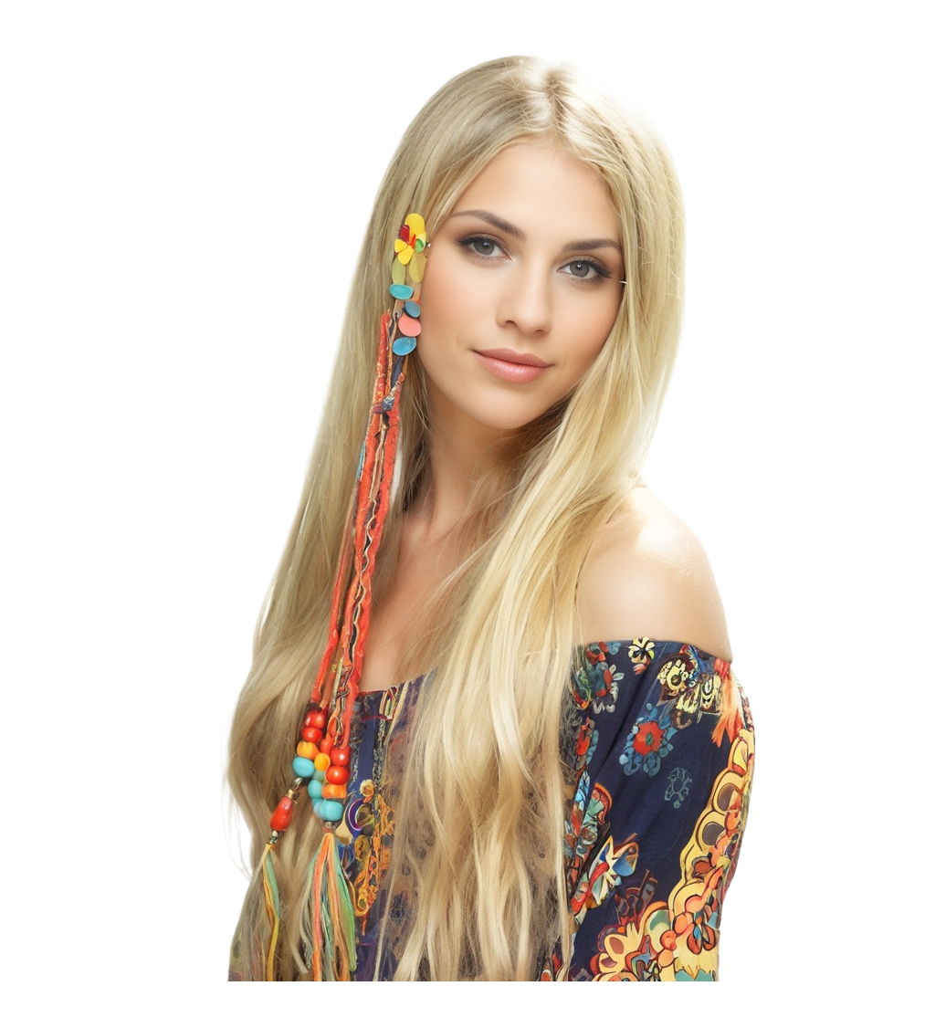 Női paróka – ’80-as évekbeli hippie