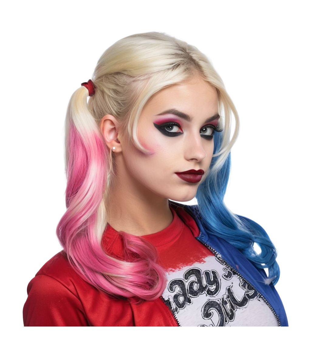 Női paróka – őrült bohóc nő