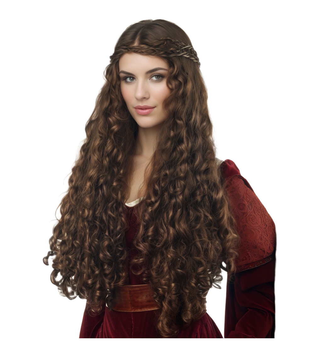 Női paróka – középkori hercegnő