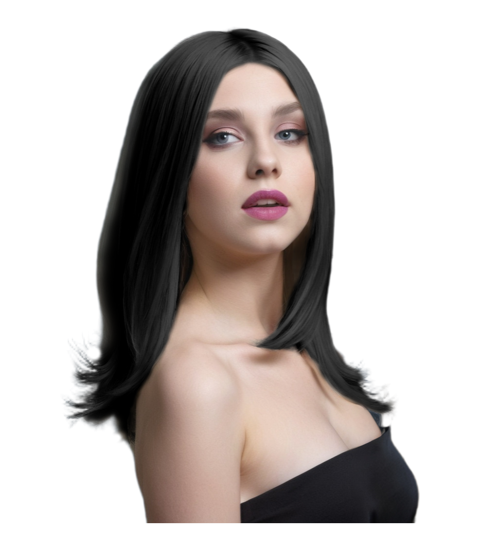 Női paróka – Clara, fekete