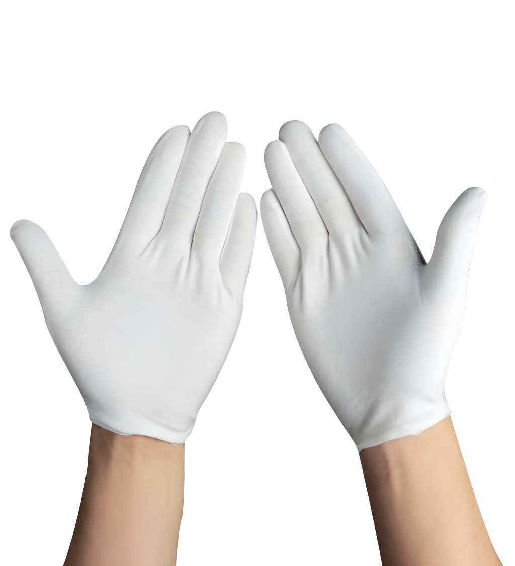 Férfi kesztyű – fehér