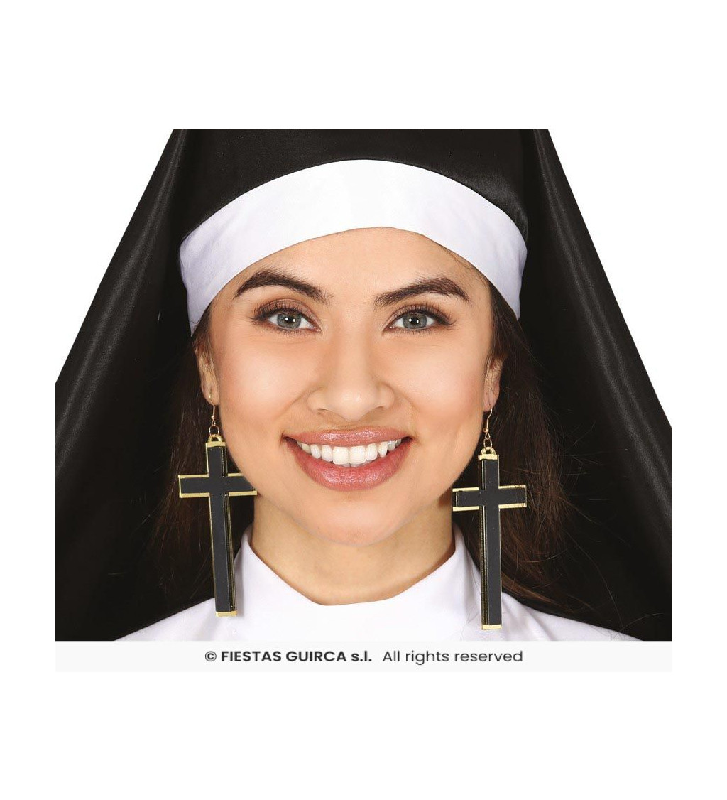 Kereszt alakú fülbevalók