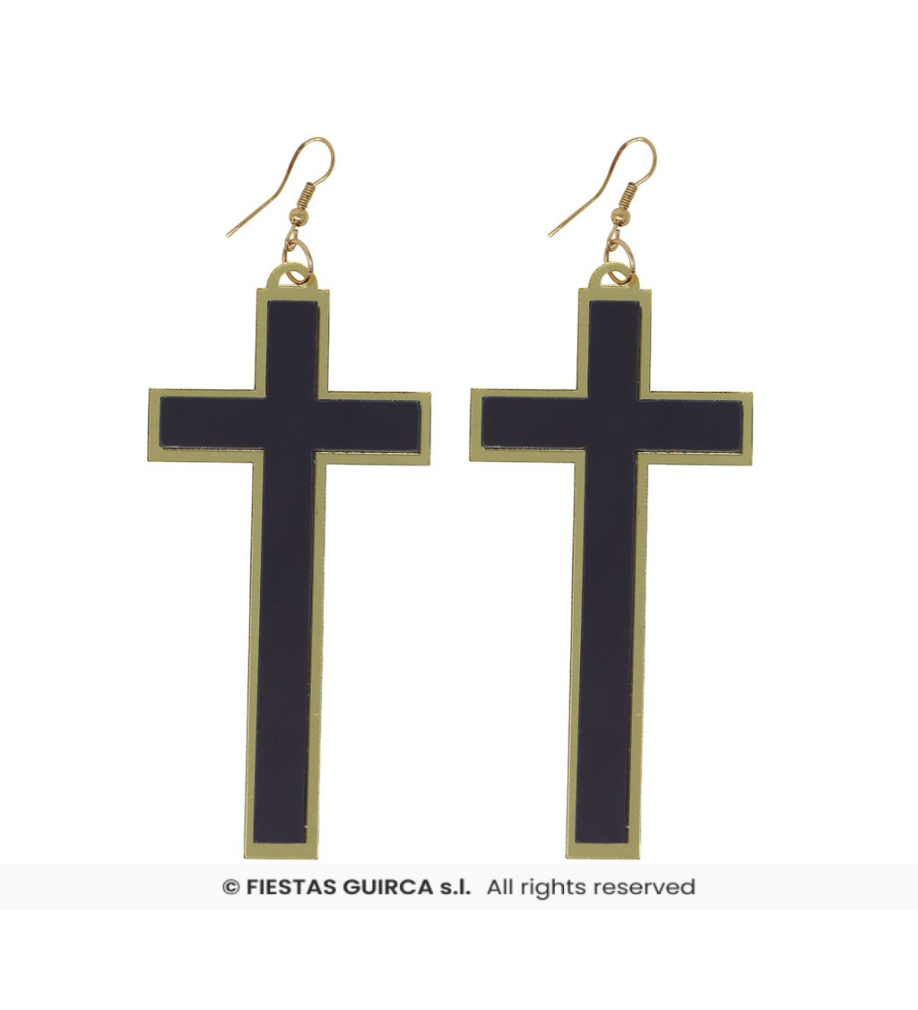 Kereszt alakú fülbevalók