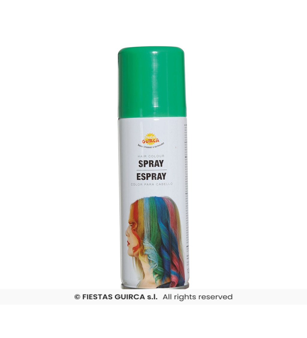 Zöld hajspray