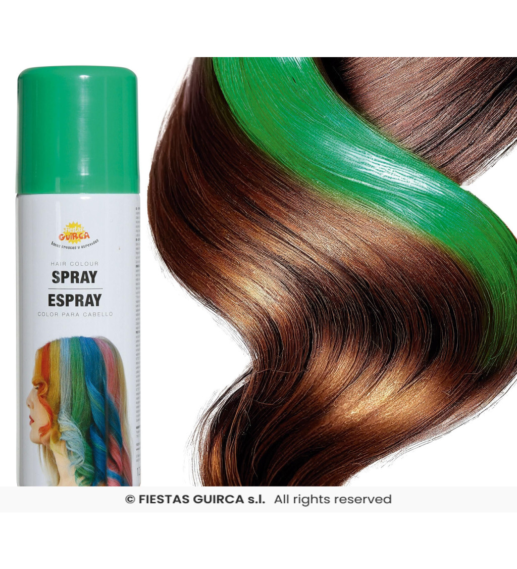 Zöld hajspray