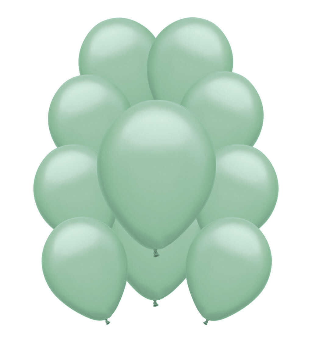 Pasztell latex léggömbök - Matt zöld