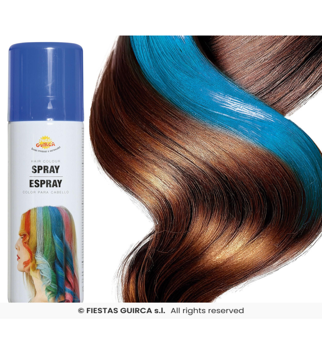 Kék hajspray