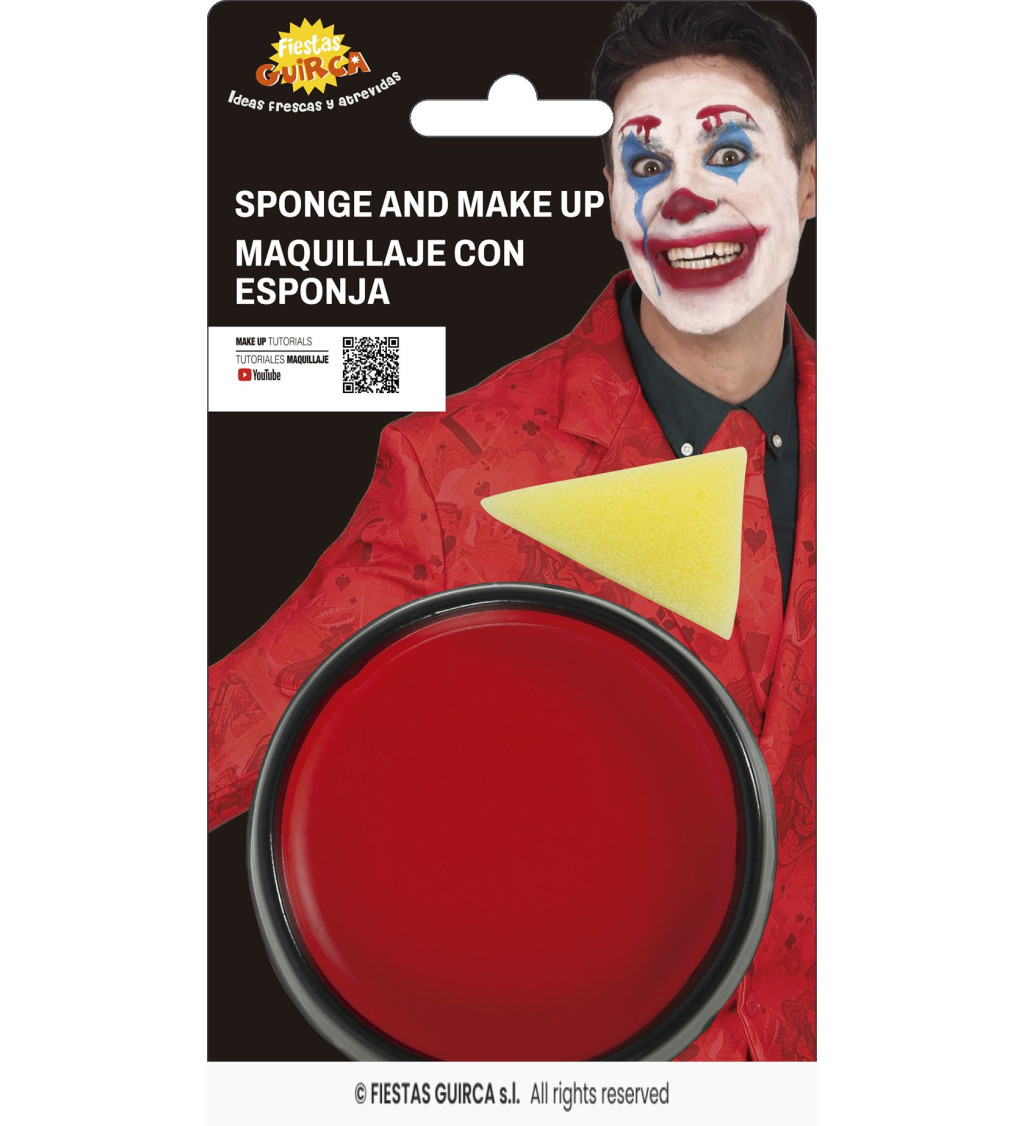 Smink szivaccsal – piros