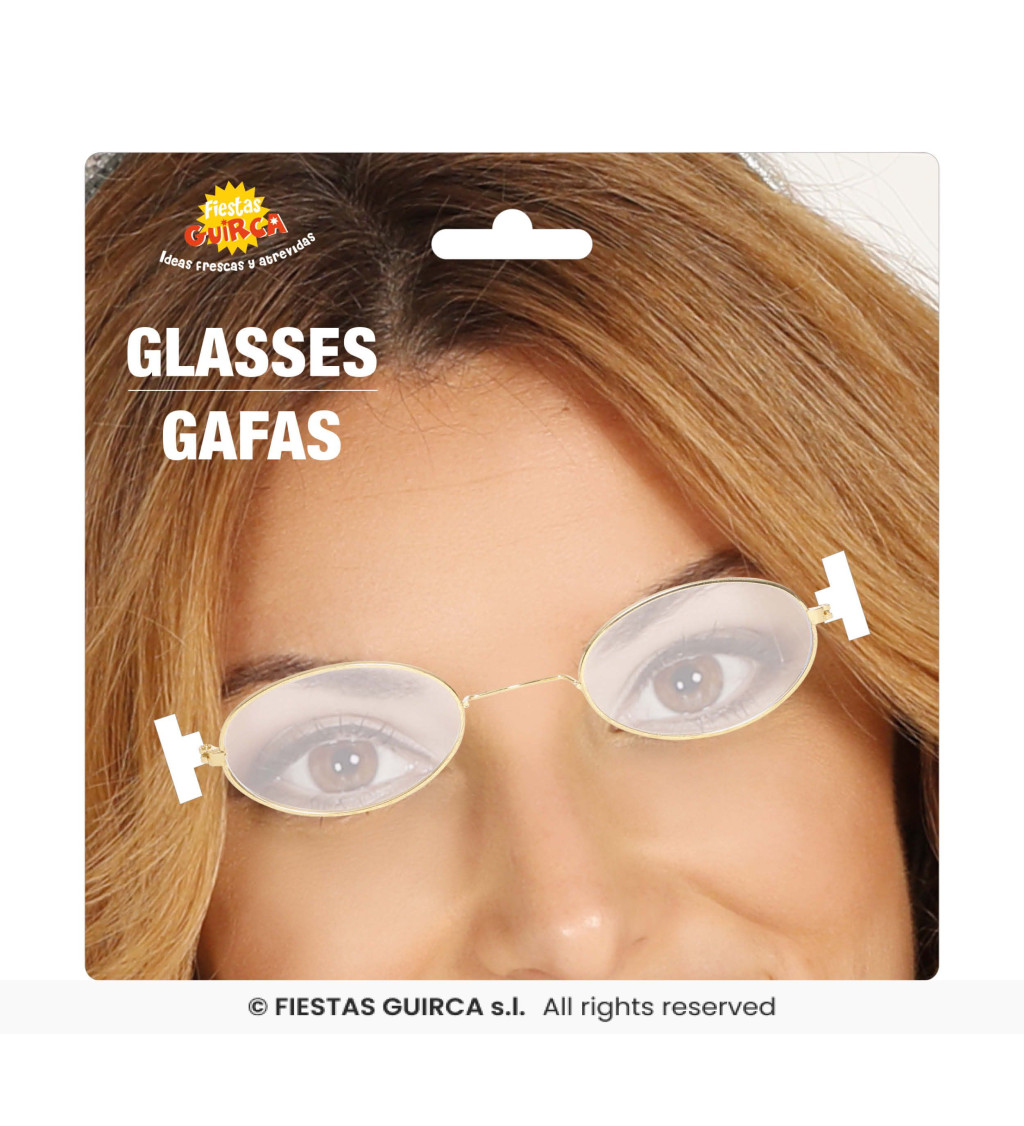 Aranyszínű szemüveg