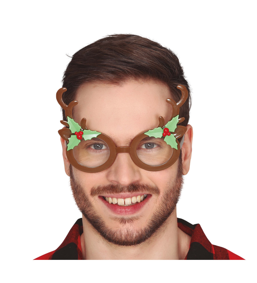 Szarvas és fagyöngy szemüveg