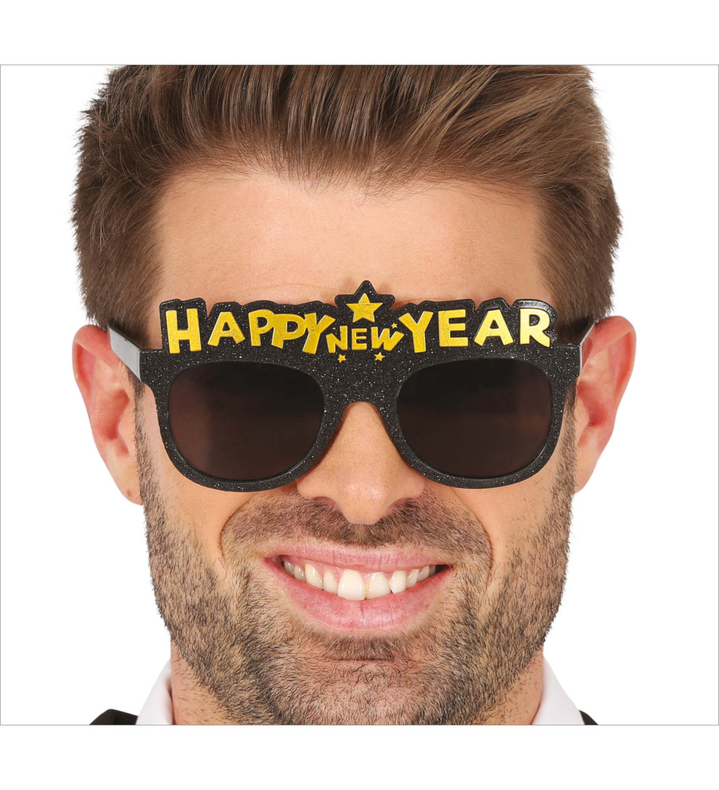 „Happy New Year” szemüveg