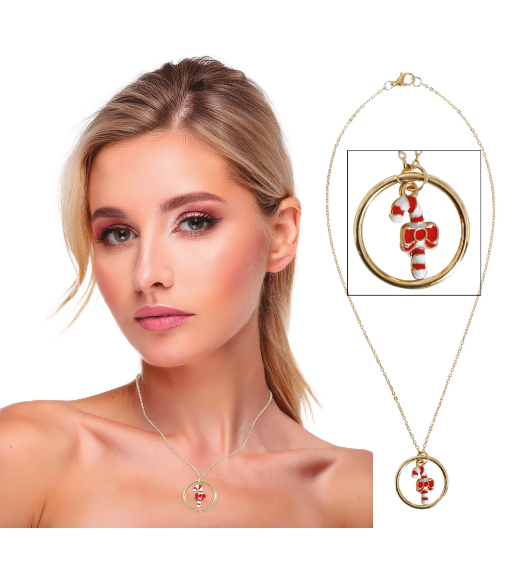 Nyaklánc Karácsonyi nyalóka