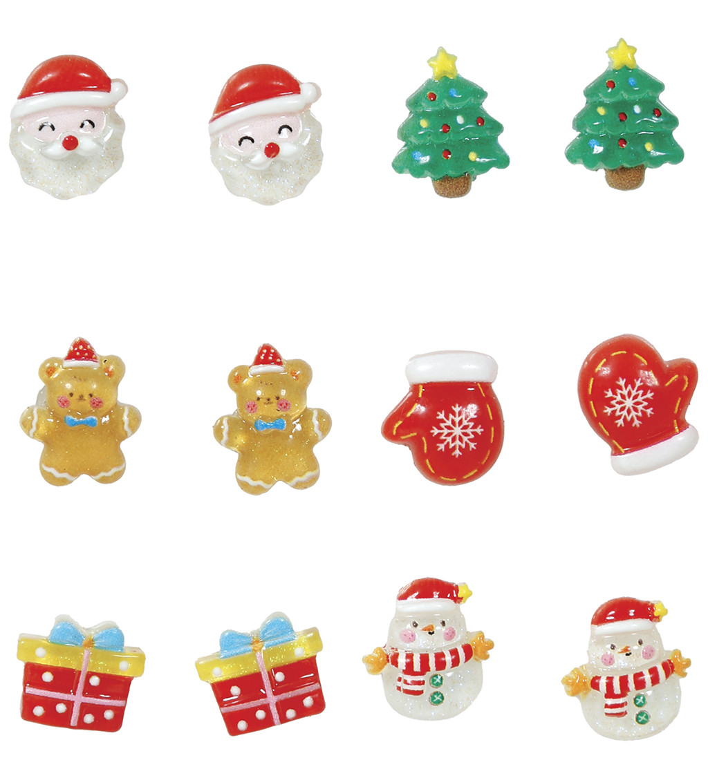 Karácsonyi mix fülbevaló szett