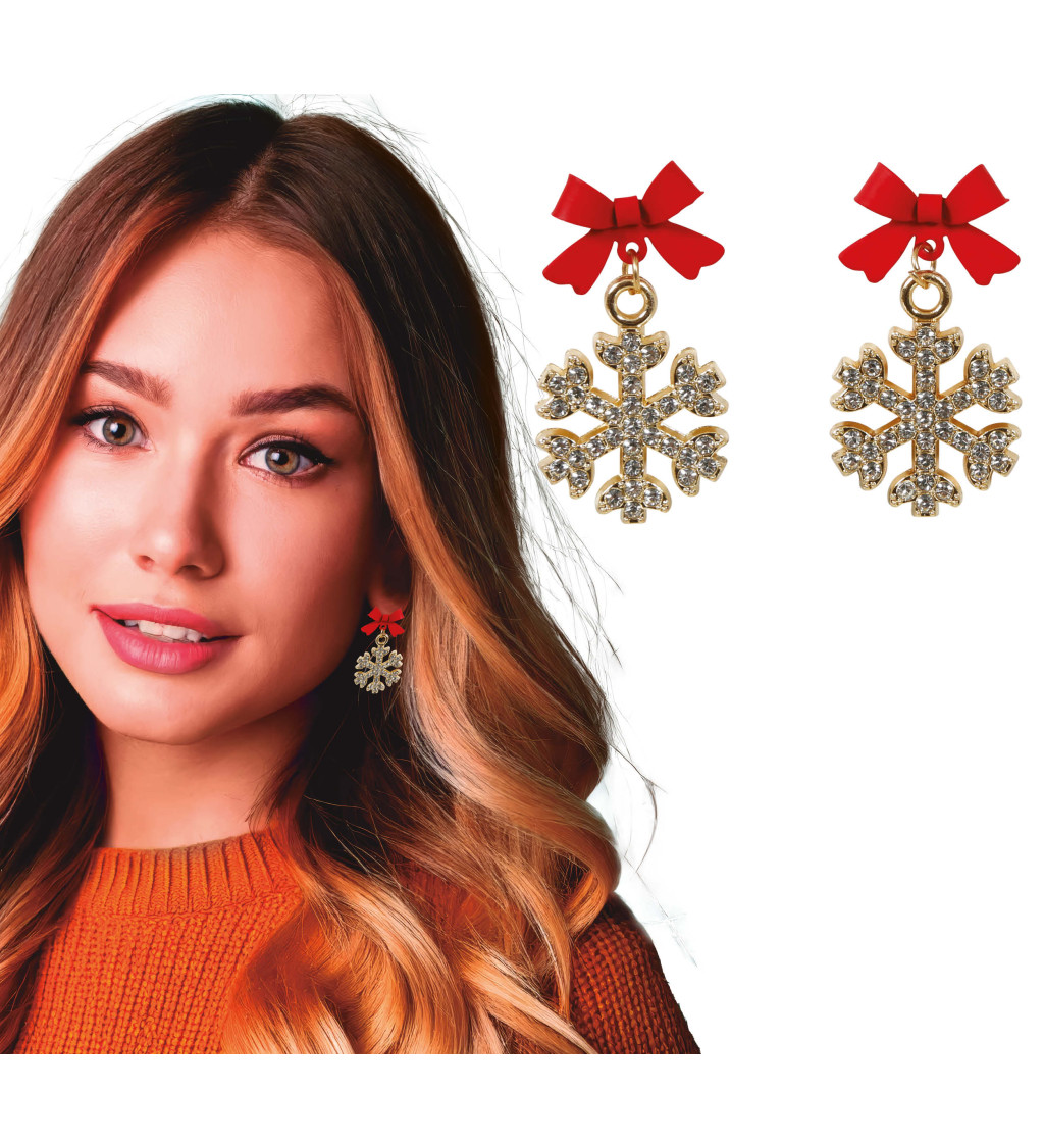 Fülbevaló Hópehely