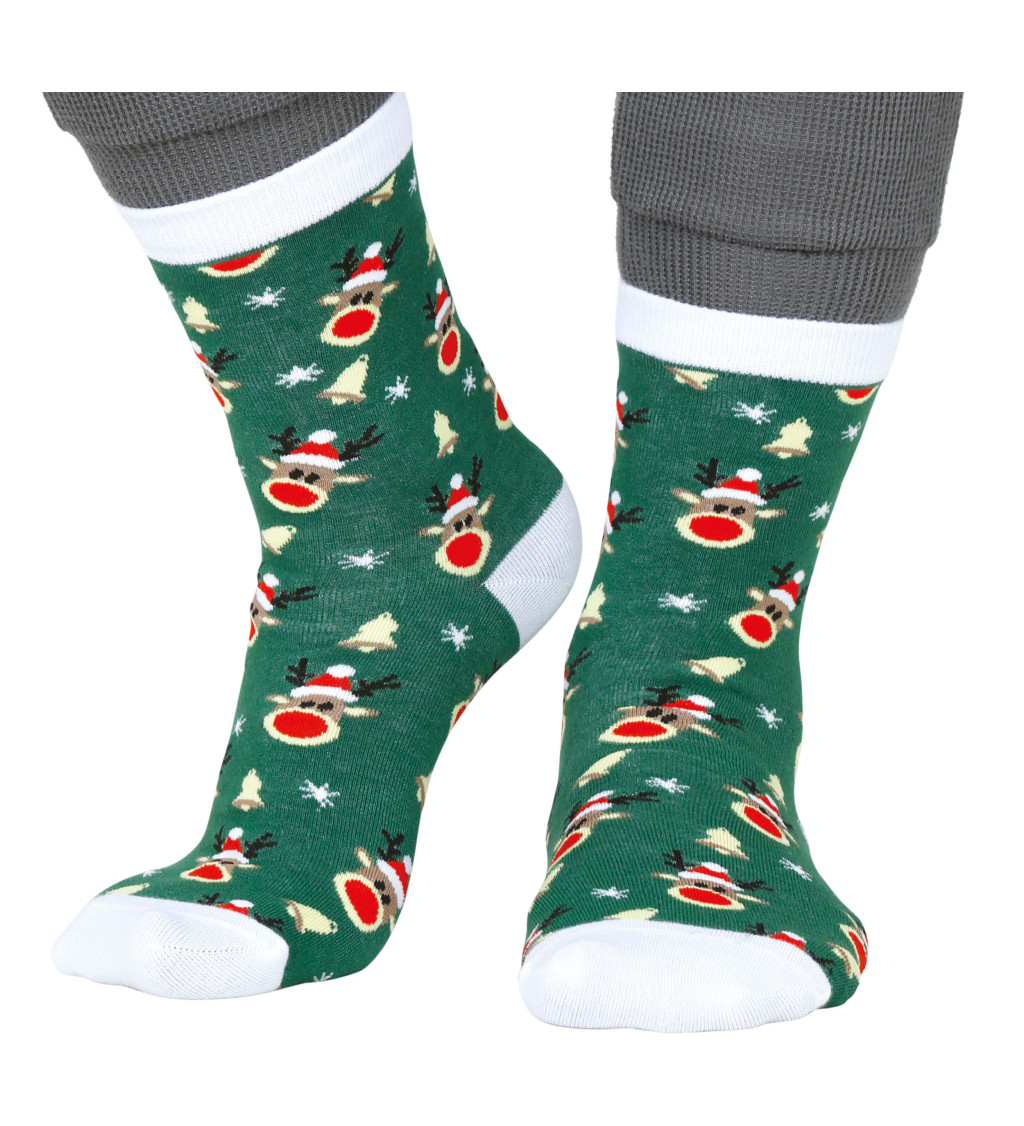 Karácsonyi zokni – Rénszarvasok