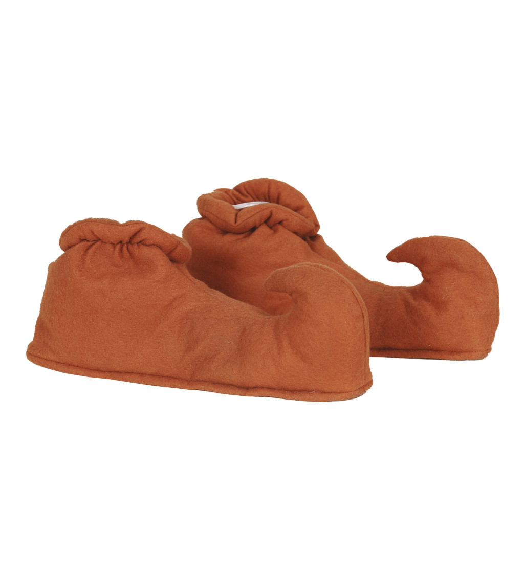 Barna gyermek manó cipő