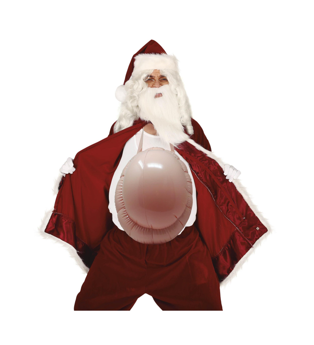 Mikulás felfújható hasa