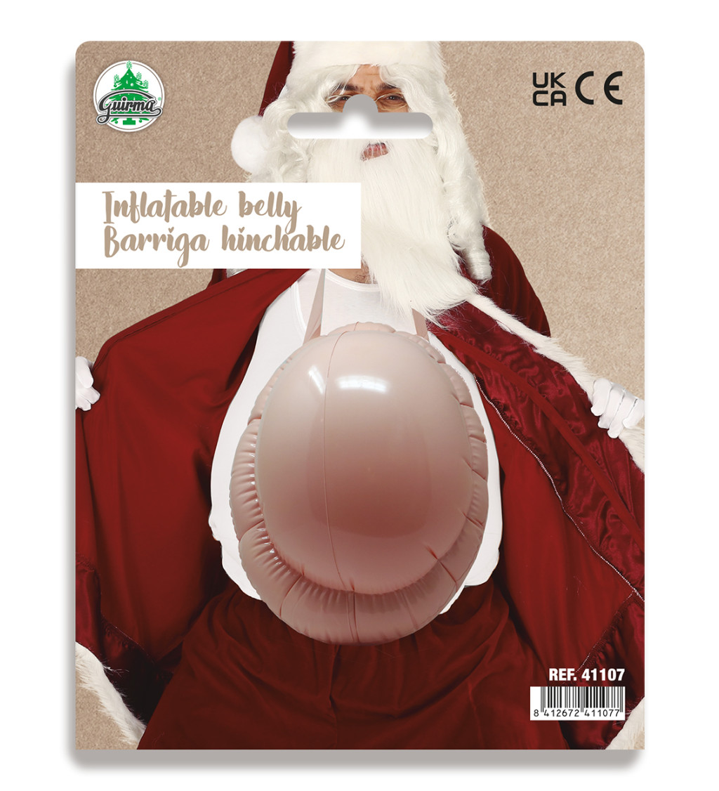 Mikulás felfújható hasa