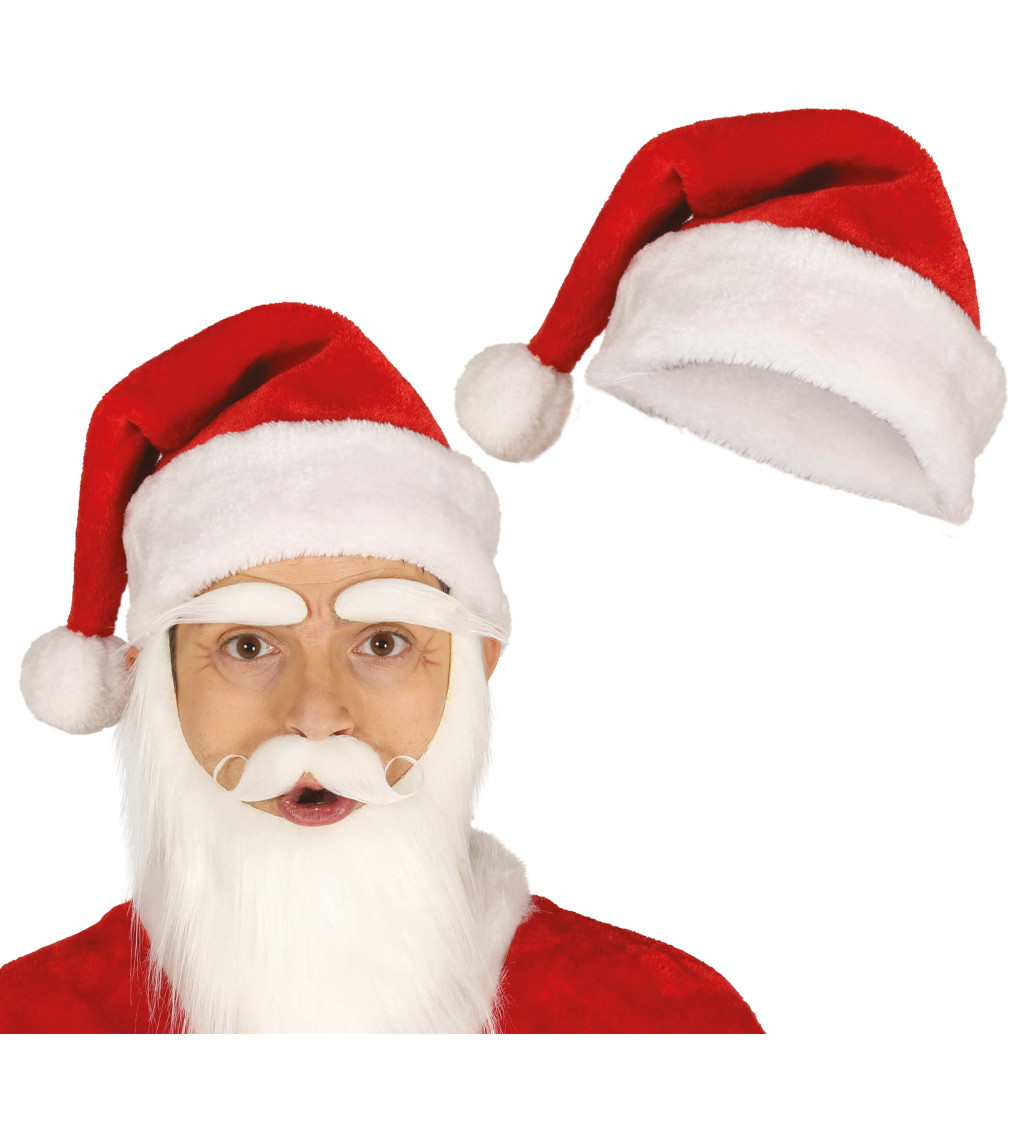 Deluxe Mikulás sapka