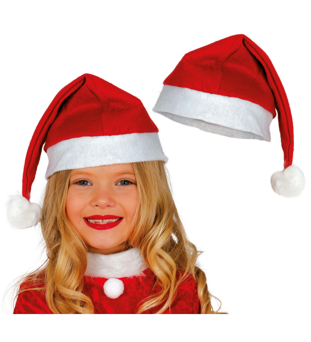 Gyerek Mikulás sapka