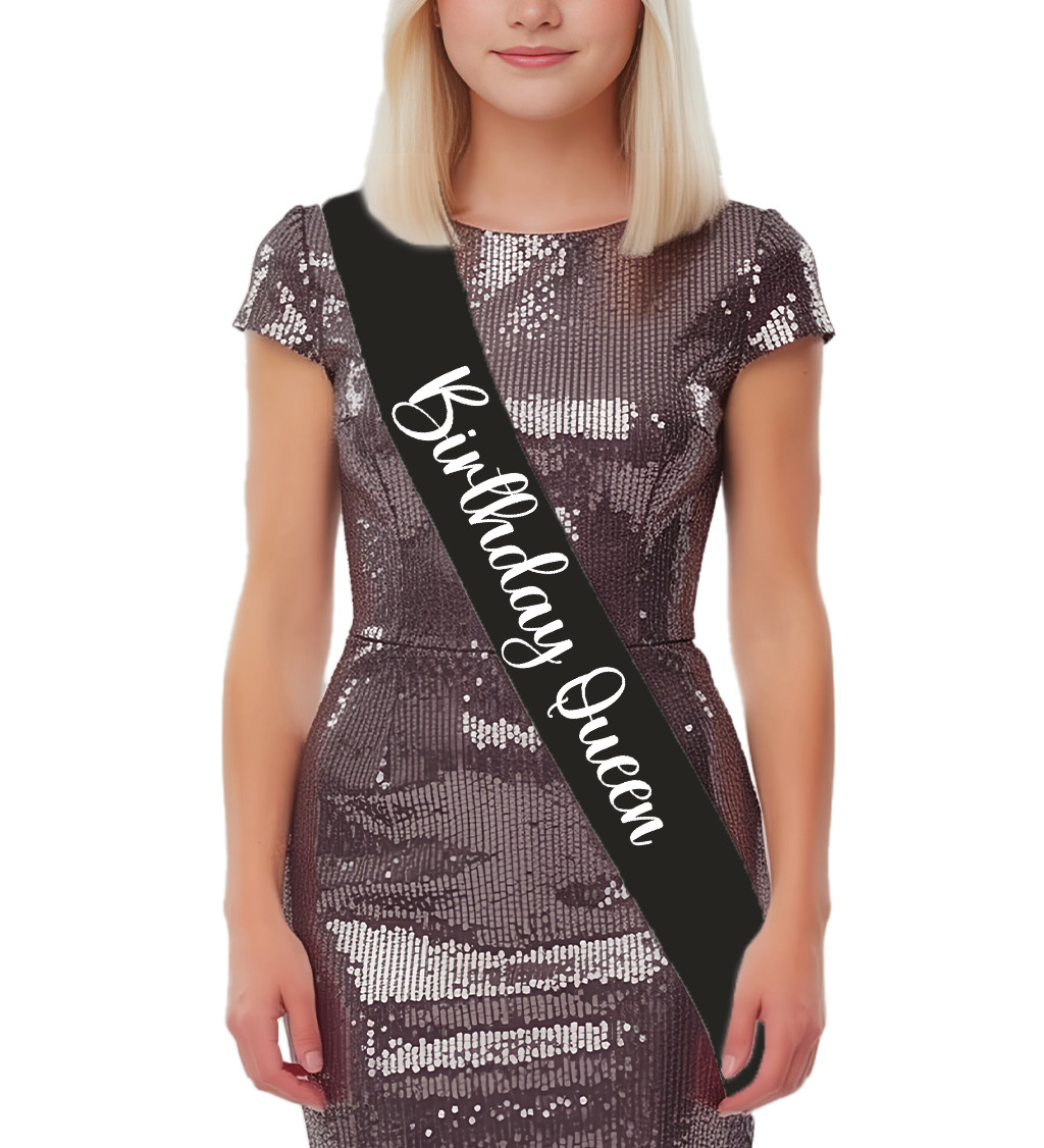 Szalag Birthday Queen