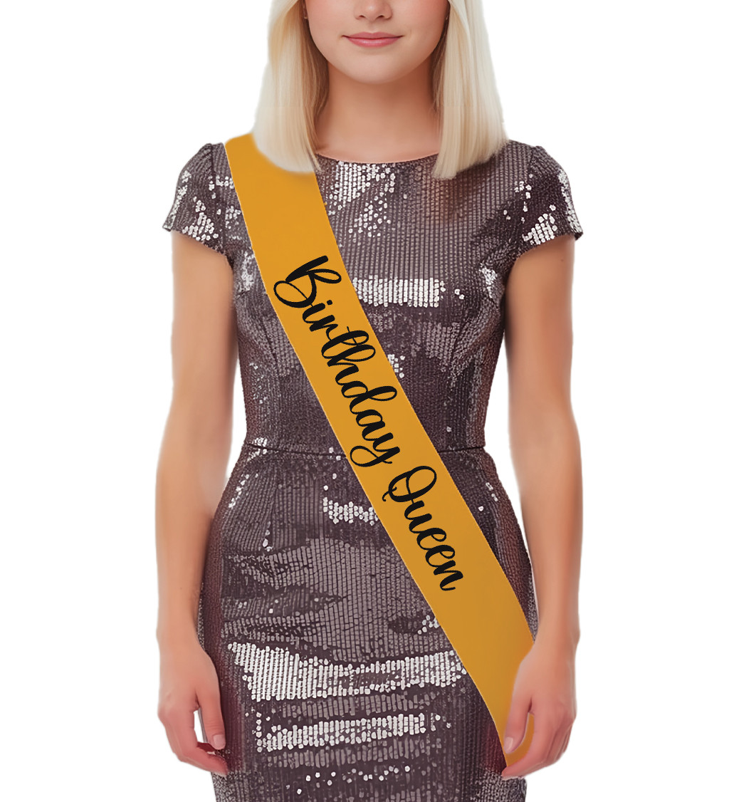 Szalag Birthday Queen