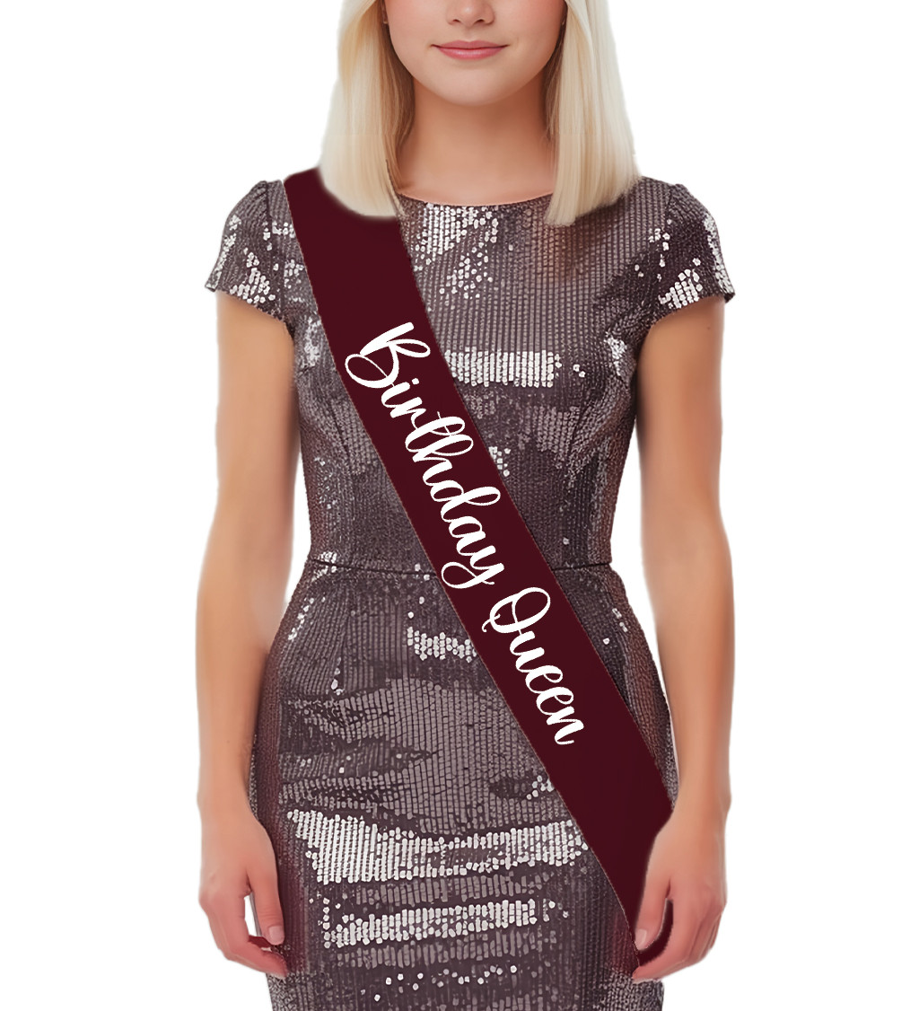 Szalag Birthday Queen