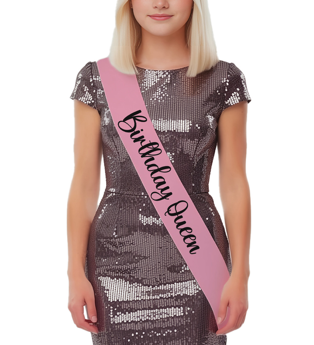 Szalag Birthday Queen