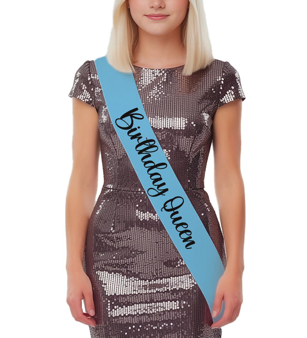 Szalag Birthday Queen