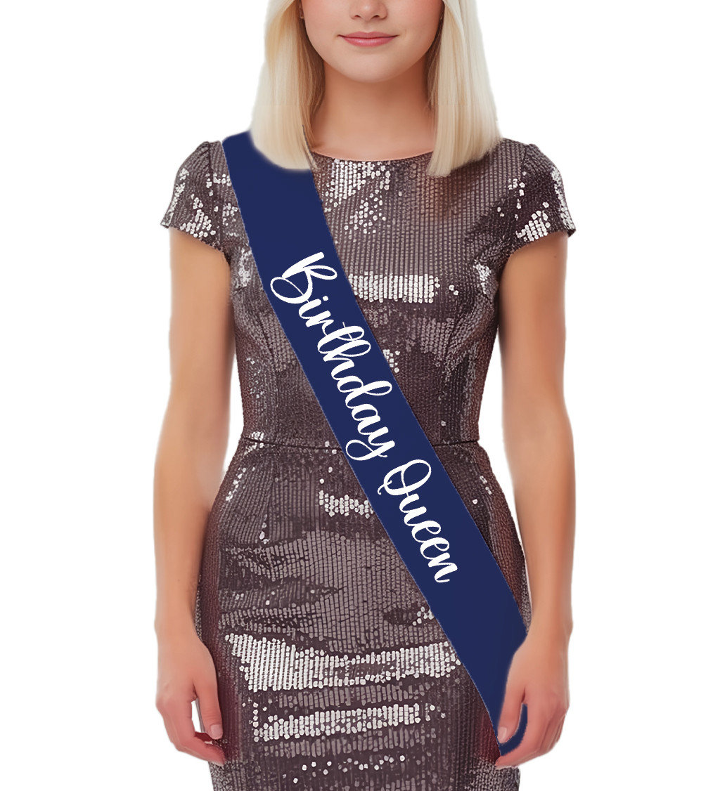 Szalag Birthday Queen