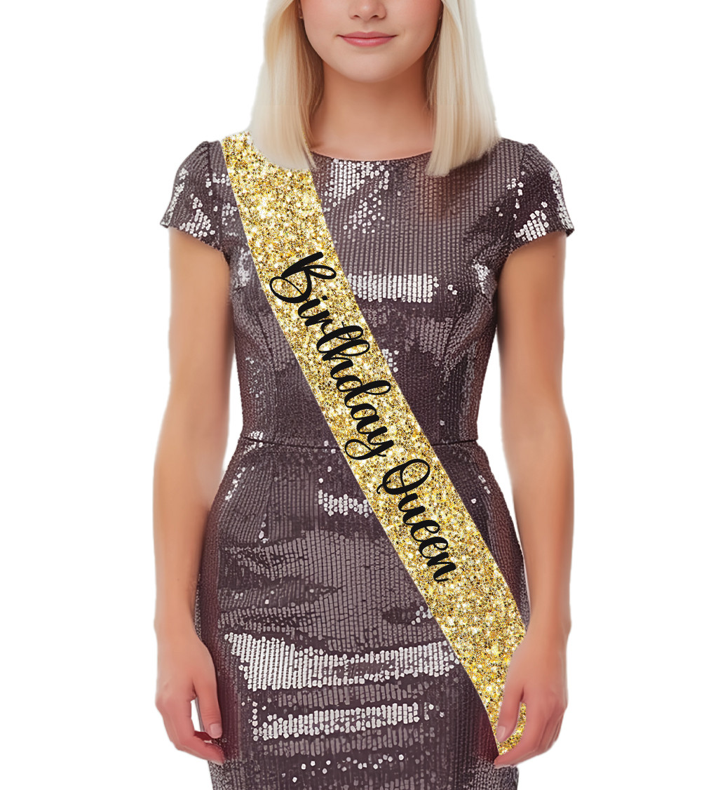 Szalag Birthday Queen