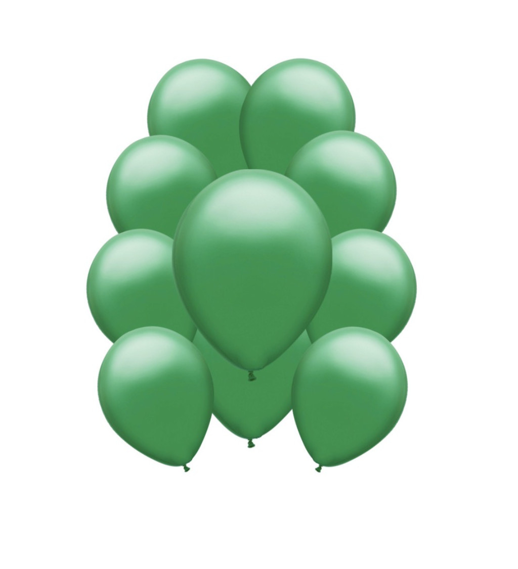 Pasztell latex léggömbök - Sötétzöld