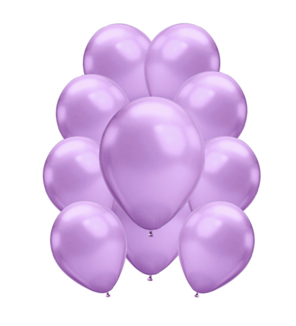 Króm latex léggömbök - babarózsaszín