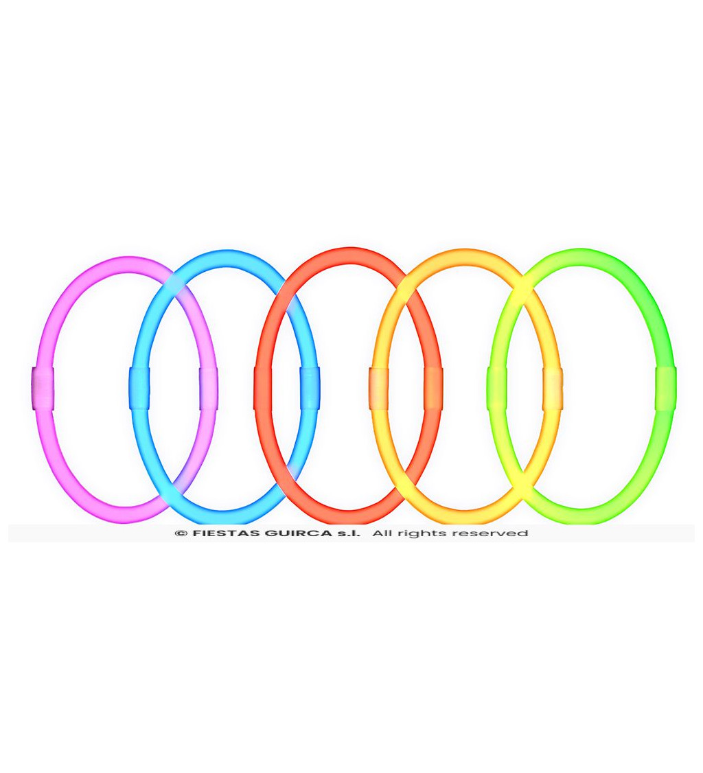 Lightstick világító karkötők – 15 db