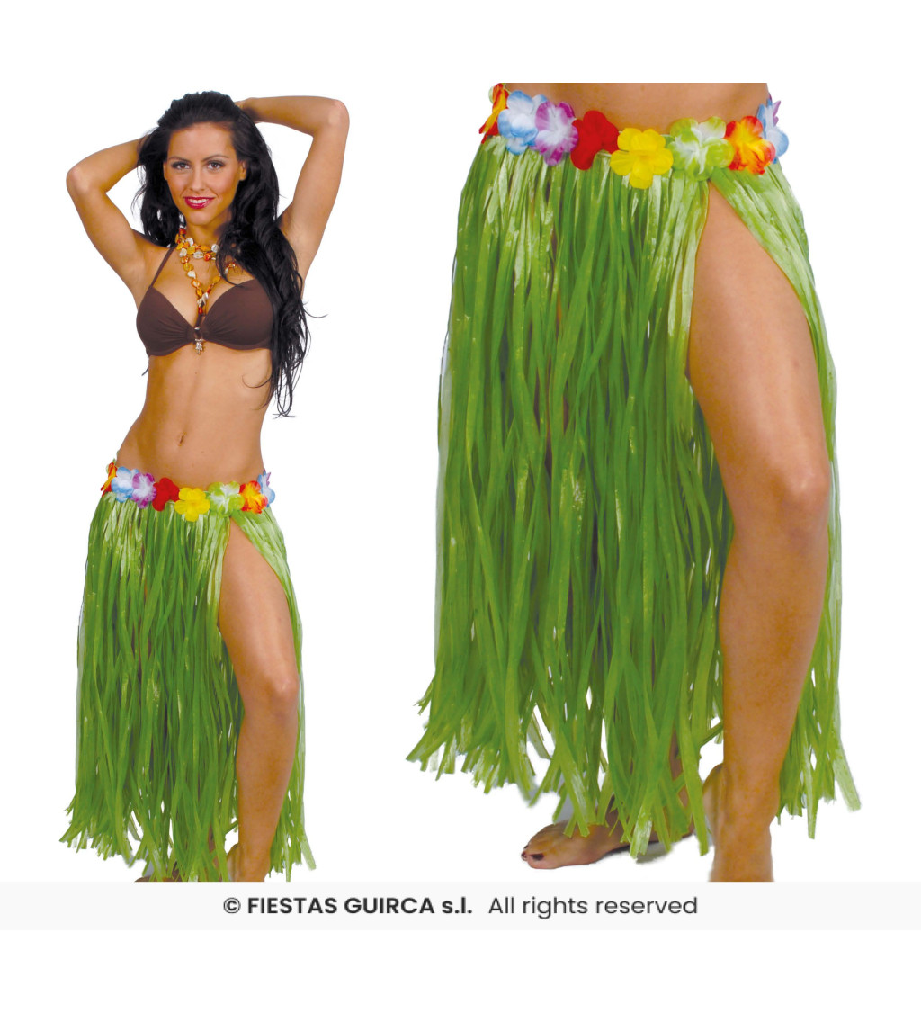 Hawaii virágos szoknya – 75 cm