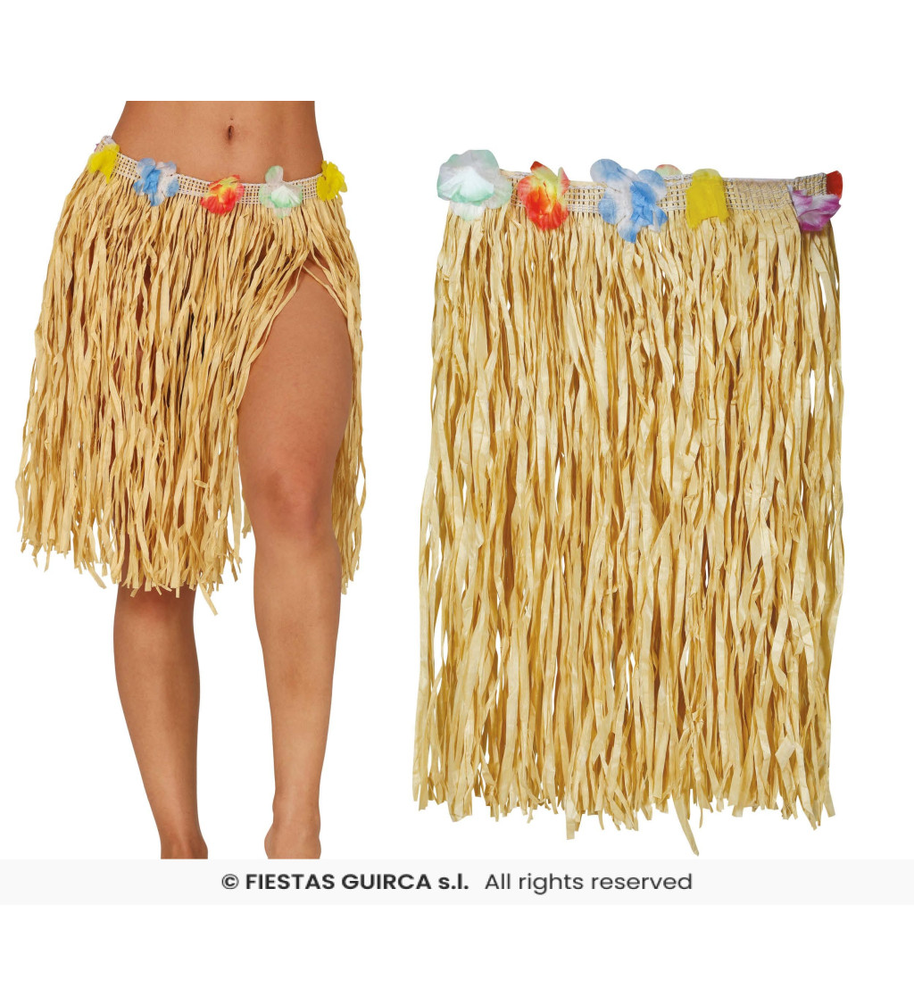 Hawaii szalmaszoknya – 40 cm