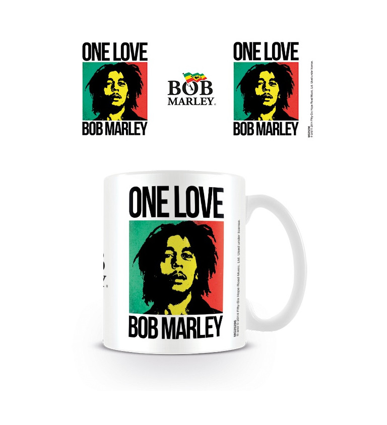 Bob Marley (One Love) kerámia bögre