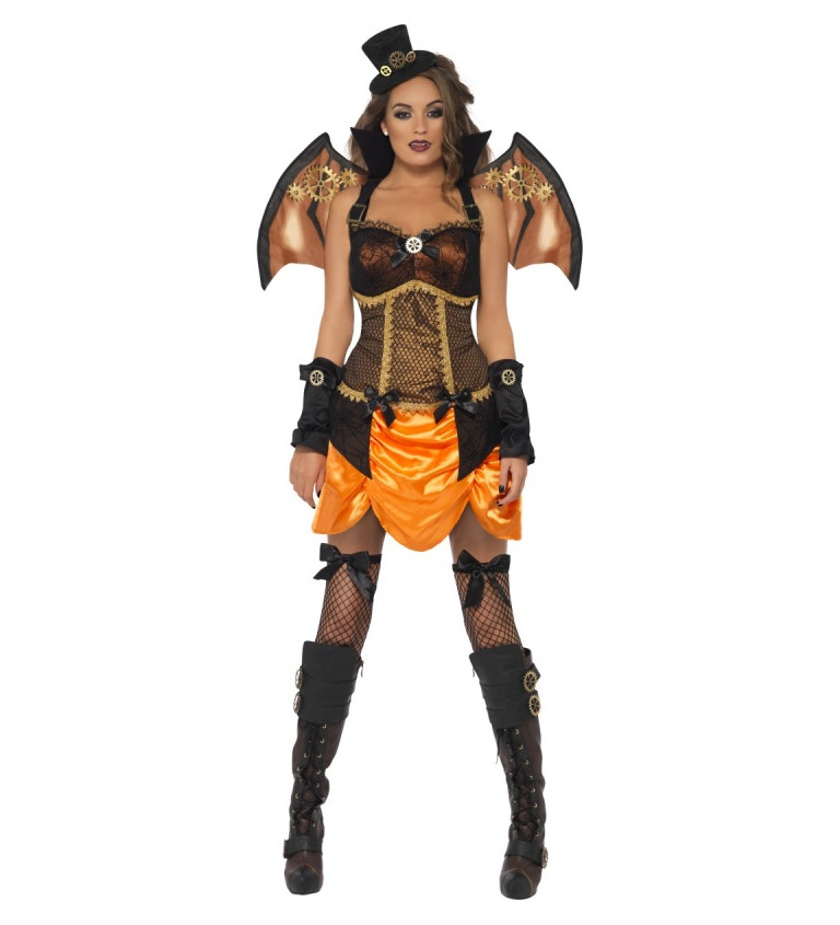 Halloween jelmez - "Batwoman (Steam Punk)"