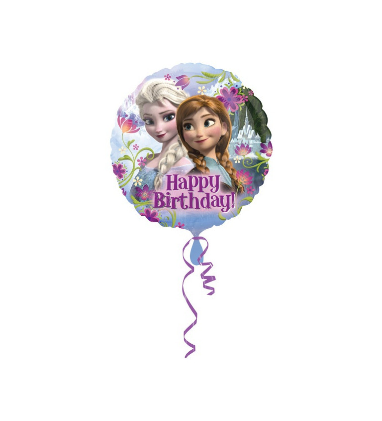 Boldog születésnapot fólia léggömb Frozen