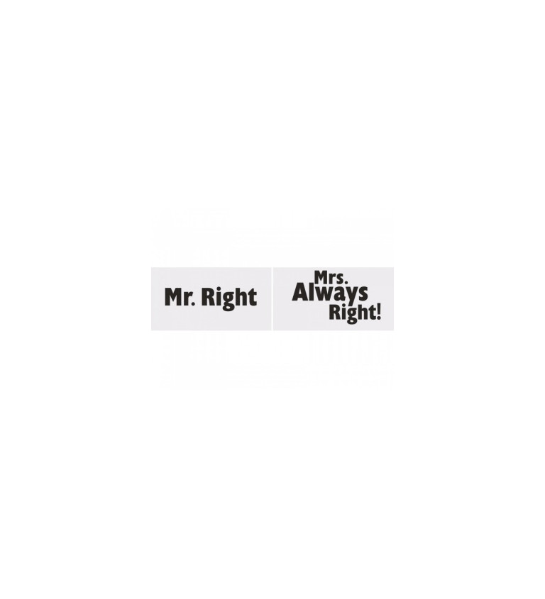 Fotó kártya - Mr. Right, Mrs. Always right