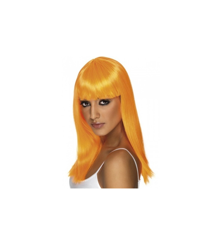 Glamourama női paróka - narancssárga