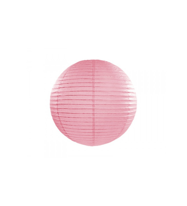 Lámpás - rózsaszín gömb 45 cm