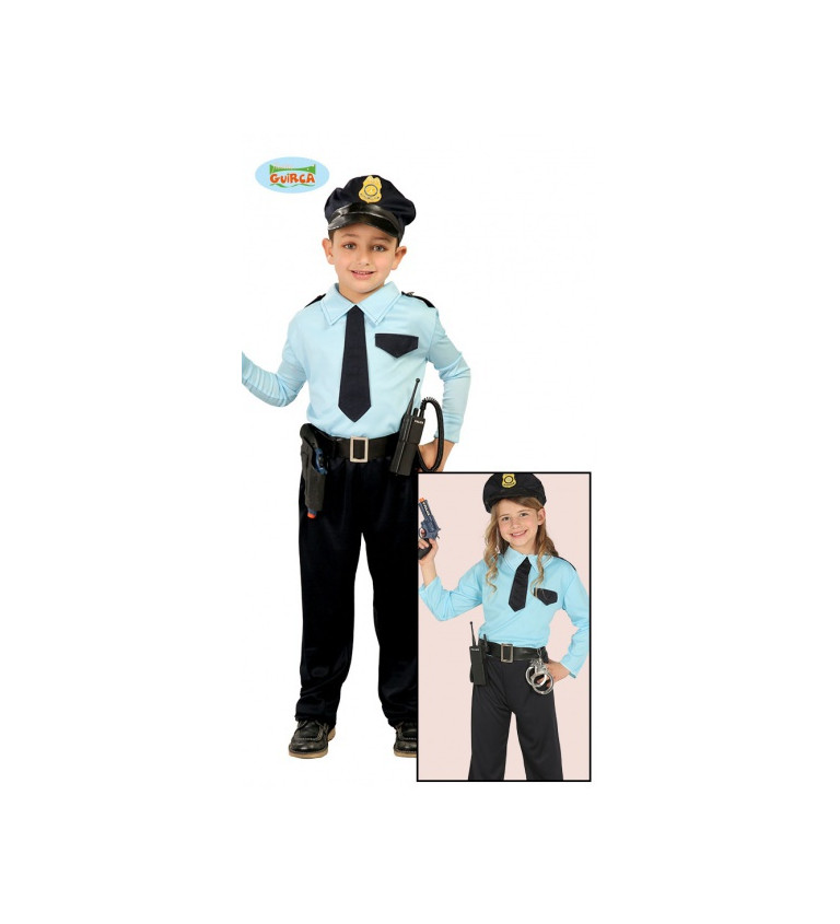Gyermek uniszex rendőr jelmez