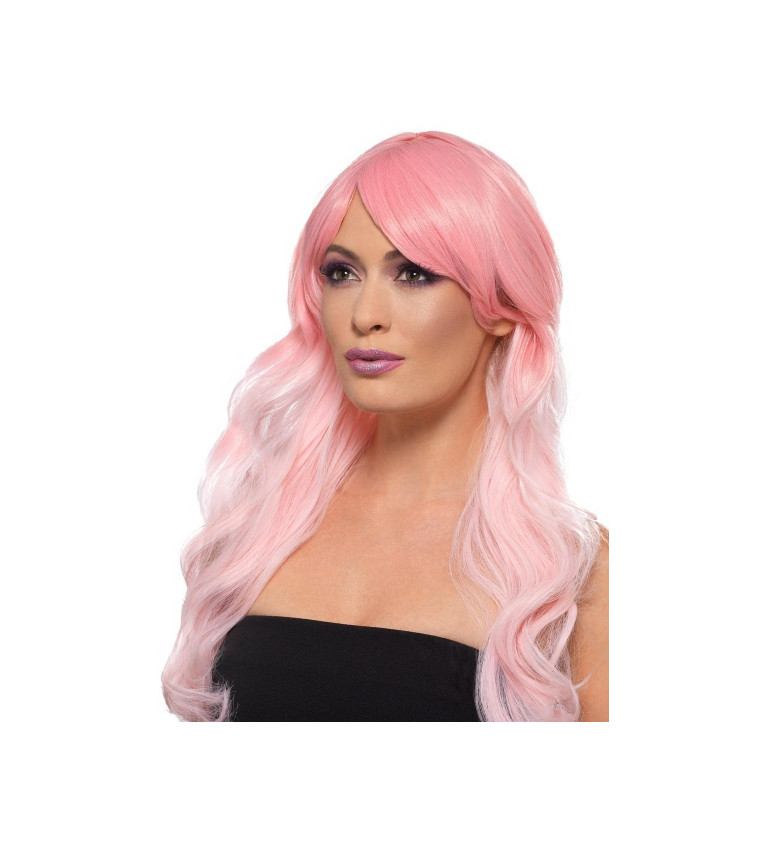 Wig Ombre deluxe rózsaszín