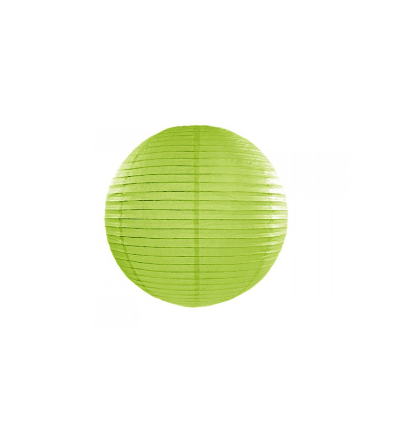 Világoszöld lámpás - gömb 35 cm