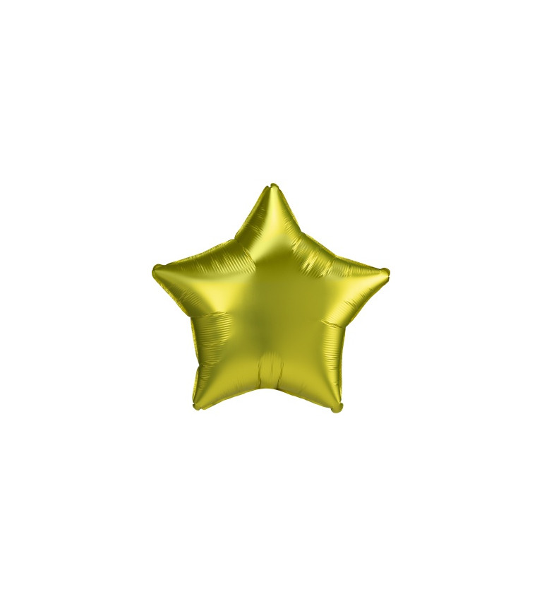 Fólia léggömb - arany csillag