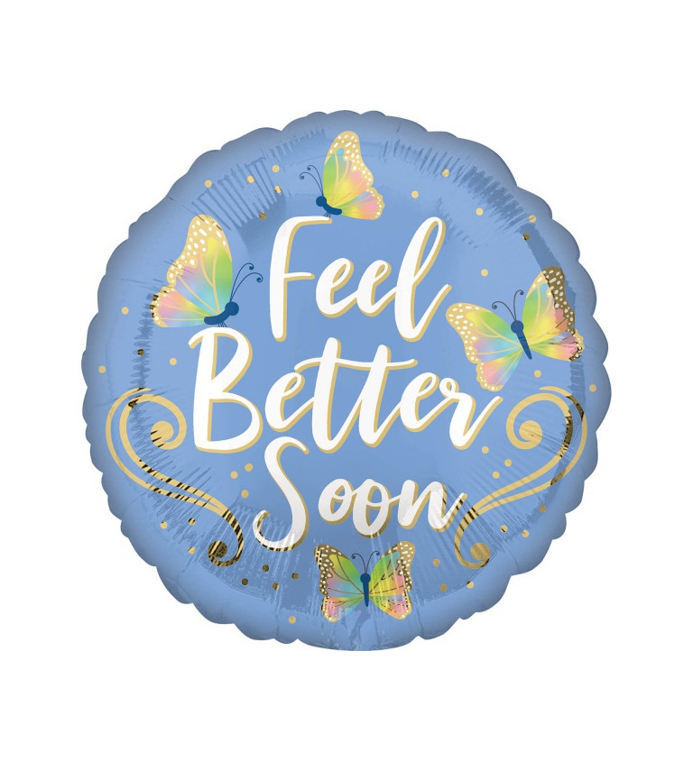 Feel Better Butterflies fólia lufi