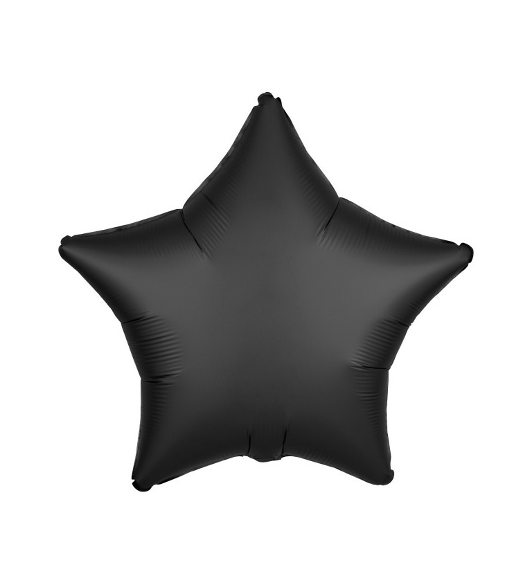 Csillag fólia léggömb fekete