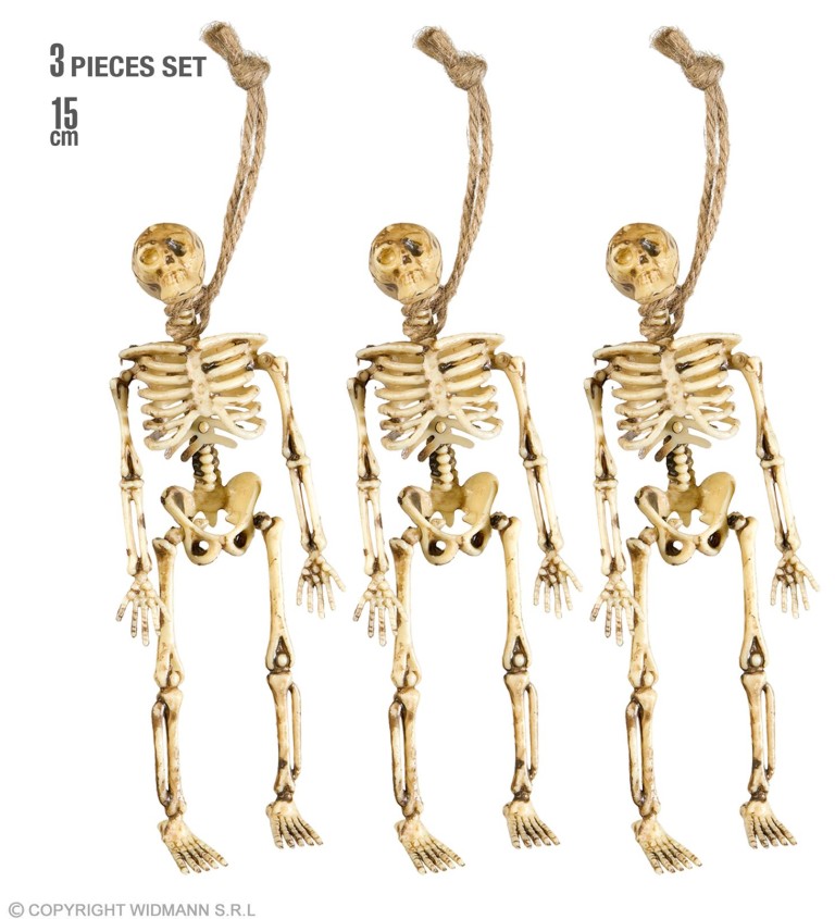 Dekoratív csontvázak - felakasztott emberek